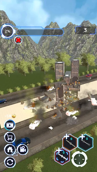 Скачать взлом City Demolish: Rocket Smash! (Сити Демолиш) [МОД Все открыто] на Андроид