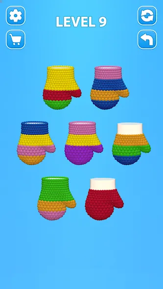 Скачать взлом Cozy Knitting: Color Sort Game (Кози Ниттинг) [МОД Много денег] на Андроид