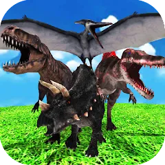 Скачать взлом Dino Battle Arena Lost Kingdom (Дино Битва Арена Потерянное Королевство) [МОД Unlocked] на Андроид