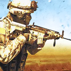 Скачать взлом пустыня Ястребы: Солдат игра  [МОД Много денег] на Андроид