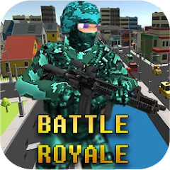 Скачать взлом Pixel Combat: Battle Royale (Пиксельный бой) [МОД Все открыто] на Андроид