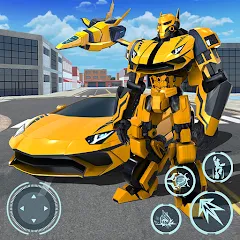 Скачать взлом Robot Game: Transform & Fight (Робот Игра Трансформация Автомобиля) [МОД Бесконечные деньги] на Андроид