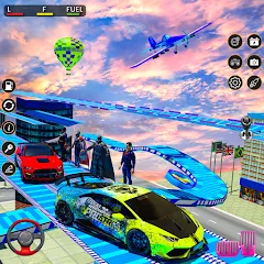 Скачать взлом Rampa Car Game: GT Car stunts (Мега Рэмпс) [МОД Money] на Андроид