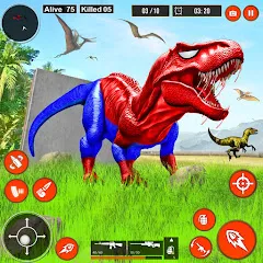 Скачать взлом Real Dino Hunter 3D Gun Games (Уайлд Динозавр Хантер Ган Геймс) [МОД Бесконечные деньги] на Андроид