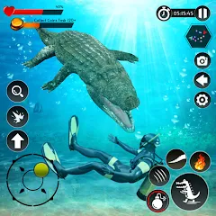 Скачать взлом Голодные крокодиловые игры [МОД Бесконечные деньги] на Андроид