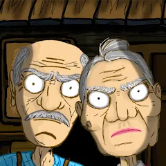 Скачать взлом Grandpa And Granny Home Escape (Дедушка и бабушка сбегают из дома) [МОД Много денег] на Андроид
