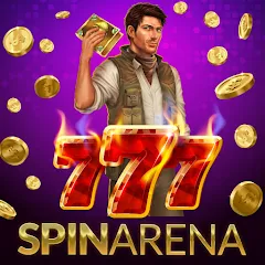 Скачать взлом SpinArena Online Casino Slots (СпинАрена Онлайн Казино Слоты) [МОД Много денег] на Андроид