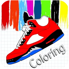 Скачать взлом Basketball Shoes Coloring Book (Раскраска кроссовок для баскетбола) [МОД Unlocked] на Андроид