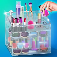 Скачать взлом ASMR Makeup Sort-Cleaning Game (АСМР набор для макияжа) [МОД Money] на Андроид