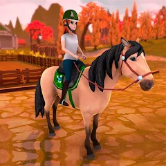 Скачать взлом Horse Riding Tales: Дикий пони (Хорс Райдинг Тейлс) [МОД Все открыто] на Андроид