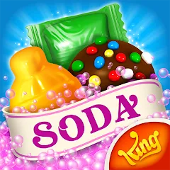 Скачать взлом Candy Crush Soda Saga (Кенди Краш Сода Сага) [МОД Бесконечные деньги] на Андроид