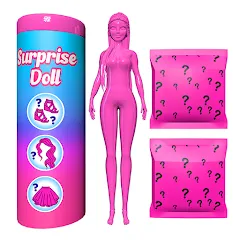Скачать взлом Color Reveal Suprise Doll Game [МОД Бесконечные деньги] на Андроид