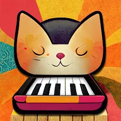 Скачать взлом Кошка Фортепиано мяукает, Игры  [МОД Unlocked] на Андроид