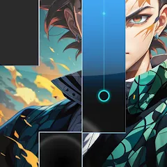 Скачать взлом Tap Tiles Demon Slayer Anime (Пиано Тайлз Демон Слэйер Аниме) [МОД Unlocked] на Андроид