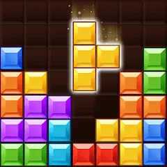 Скачать взлом Блок Пазл - Block Gems Puzzle (Блок драгоценные камни) [МОД MegaMod] на Андроид