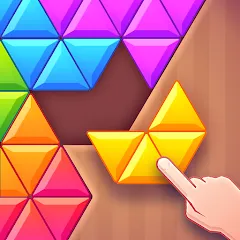 Скачать взлом Triangles & Blocks (Полиблок) [МОД Много денег] на Андроид