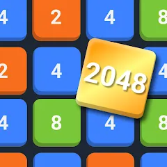 Скачать взлом 2048: Головоломки с цифрами! (Две тысячи сорок восемь) [МОД MegaMod] на Андроид