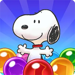 Скачать взлом Bubble Shooter - Snoopy POP! (Бабл шутер) [МОД MegaMod] на Андроид