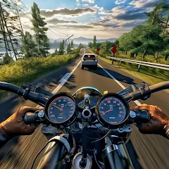 Скачать взлом Мотоциклы Драг Рейсинг Гонки [МОД Бесконечные деньги] на Андроид