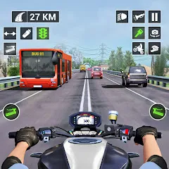 Скачать взлом гоночные игры мотоцикл игра [МОД Много денег] на Андроид