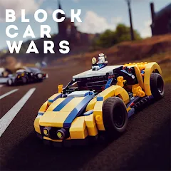 Скачать взлом Block Car Wars Brick Car Crash (Блок Автомобильные Войны Кирпич Автомобильная Авария) [МОД Money] на Андроид