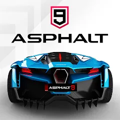 Скачать взлом Asphalt 9: Легенды (Асфальт 9) [МОД Бесконечные деньги] на Андроид
