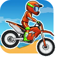 Скачать взлом Moto X3M Bike Race Game (Мото 3М Игра на мотоциклах) [МОД Все открыто] на Андроид