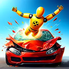 Скачать взлом Realistic Car Crash Simulator (Реалистичный симулятор автокатастроф) [МОД Unlocked] на Андроид