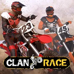 Скачать взлом Clan Race: PVP Motocross races (Клан Рейс) [МОД Unlocked] на Андроид