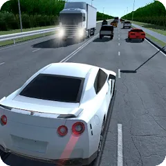Скачать взлом Traffic Racer Speeding Highway (Трафик Рейсер Скоростная Шоссе) [МОД Меню] на Андроид