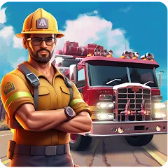 Скачать взлом Real Firefighter 3D Simulator (Реальный Пожарник 3D Симулятор) [МОД Бесконечные деньги] на Андроид