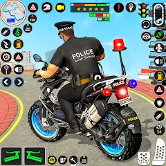 Скачать взлом Police Moto Bike Chase Crime (Полицейская мотоциклетная погоня за преступником) [МОД MegaMod] на Андроид