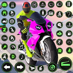 Скачать взлом Racing Bike Stunt Games Master (Гонки на мотоциклах Мастер игр в трюки) [МОД Бесконечные деньги] на Андроид