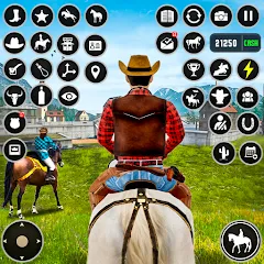 Скачать взлом Horse Riding Rivals Horse Race (ХорсРайдинг Ривалс Лошадиные скачки) [МОД Меню] на Андроид