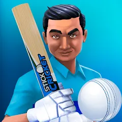Скачать взлом Stick Cricket Clash (тик Крикет Клаш) [МОД Меню] на Андроид