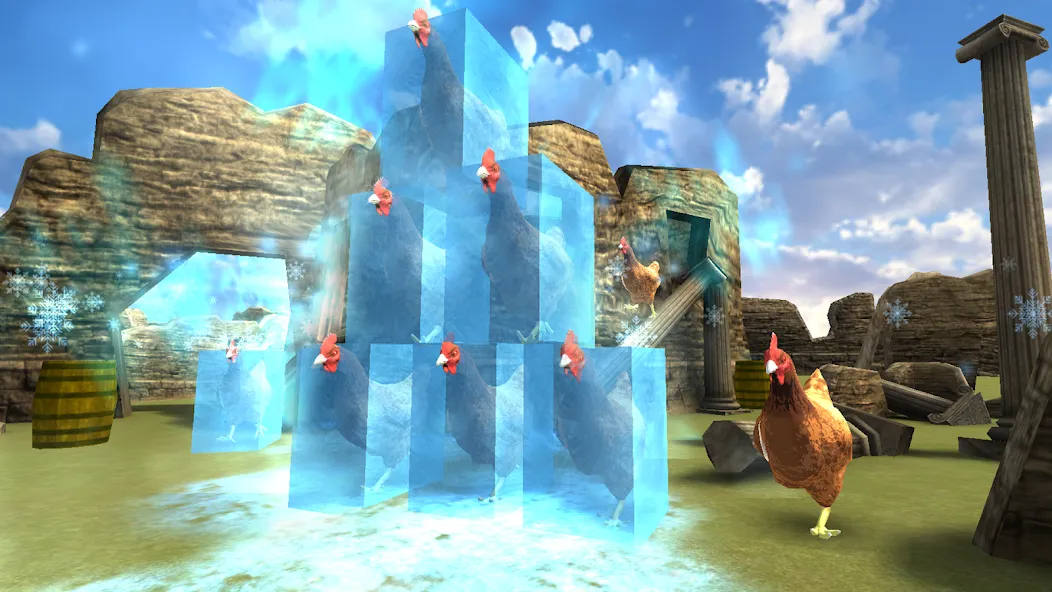 Скачать взлом Cluck Shot: Chicken War FPS (Клак Шот) [МОД Много денег] на Андроид