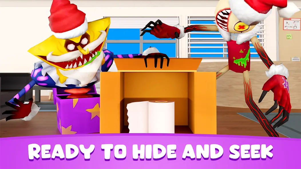 Скачать взлом Hide and Go Seek: Monster Hunt (Хайд энд Гоу Сик) [МОД Money] на Андроид