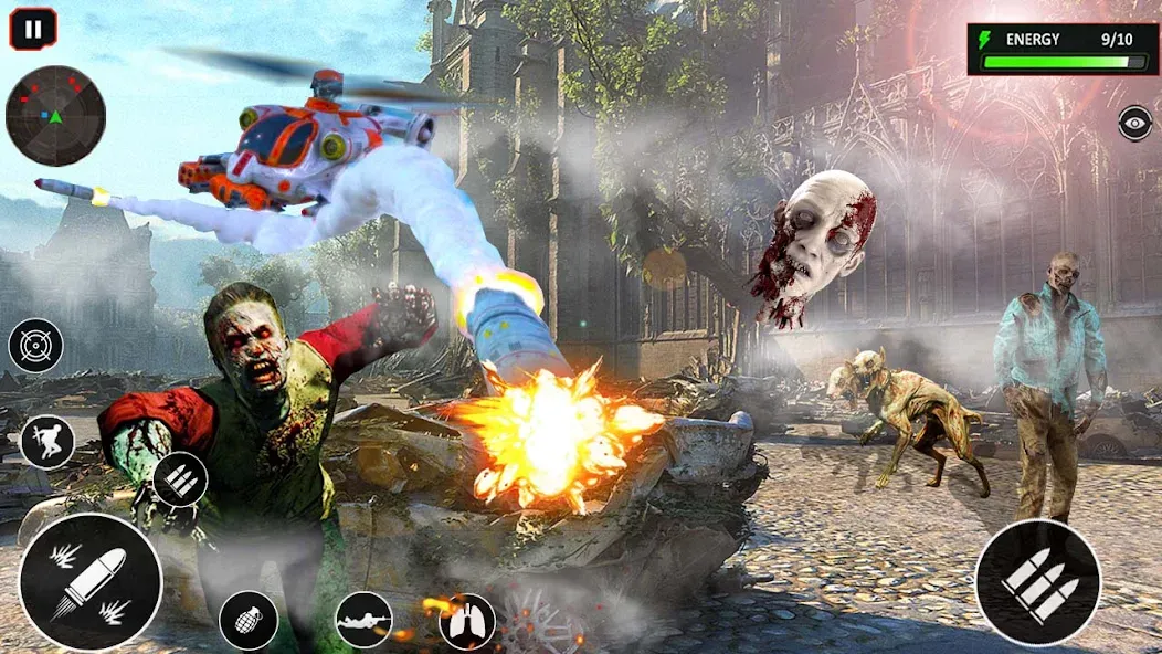 Скачать взлом Zombies shooting offline Game (Зомби стреляющая оффлайн игра) [МОД Много денег] на Андроид