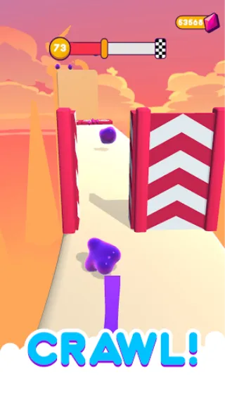 Скачать взлом Blob Runner 3D (Блоб Раннер 3Д) [МОД Бесконечные деньги] на Андроид
