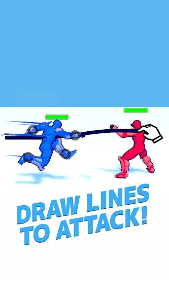 Скачать взлом Draw Action: Freestyle Fight (Дроу Экшн) [МОД Все открыто] на Андроид