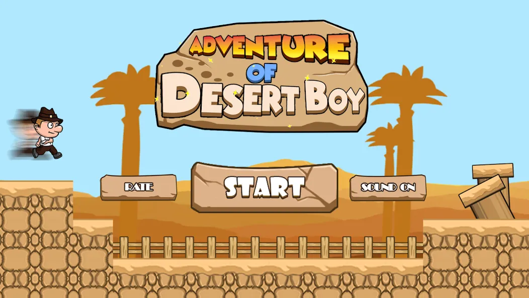 Скачать взлом Ted Adventure of Desert Boy (Тед Приключения Пустынного Мальчика) [МОД Много денег] на Андроид