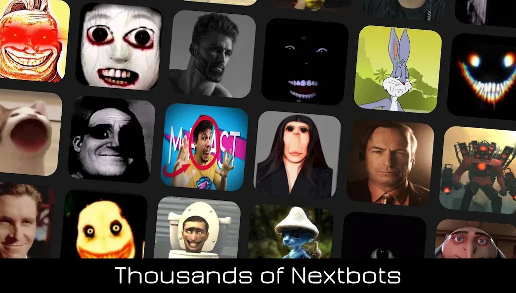 Скачать взлом Nextbots Online: Sandbox (Некстботс Онлайн) [МОД Все открыто] на Андроид