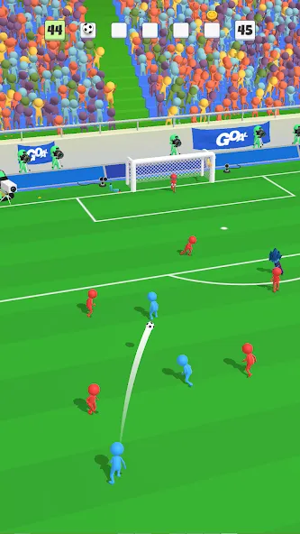 Скачать взлом Super Goal - Стикмен Футбол (Супер Гол) [МОД MegaMod] на Андроид