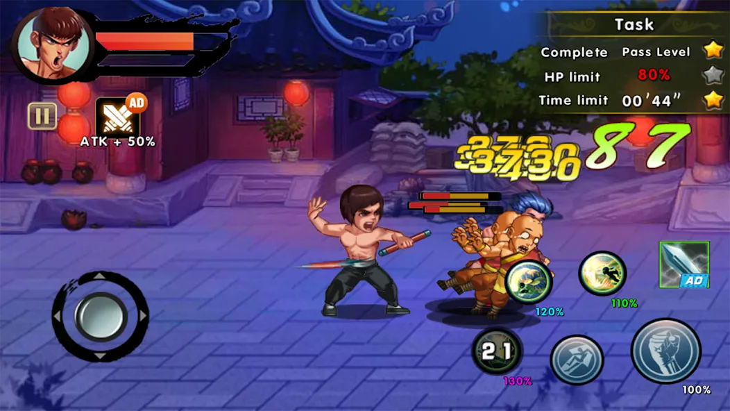 Скачать взлом Kung Fu Attack: Final Fight (Кунгфу Атака) [МОД MegaMod] на Андроид