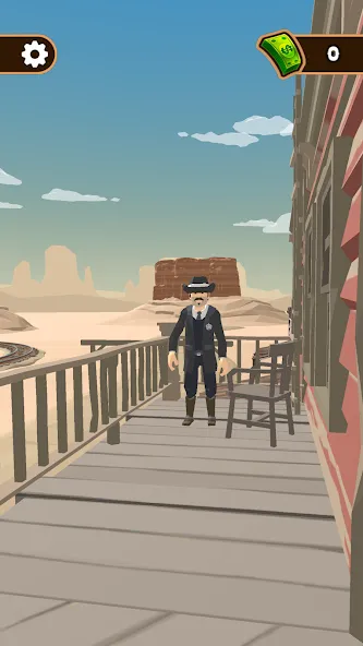 Скачать взлом Western Cowboy: Shooting Game (Вестерн Каубой) [МОД Money] на Андроид