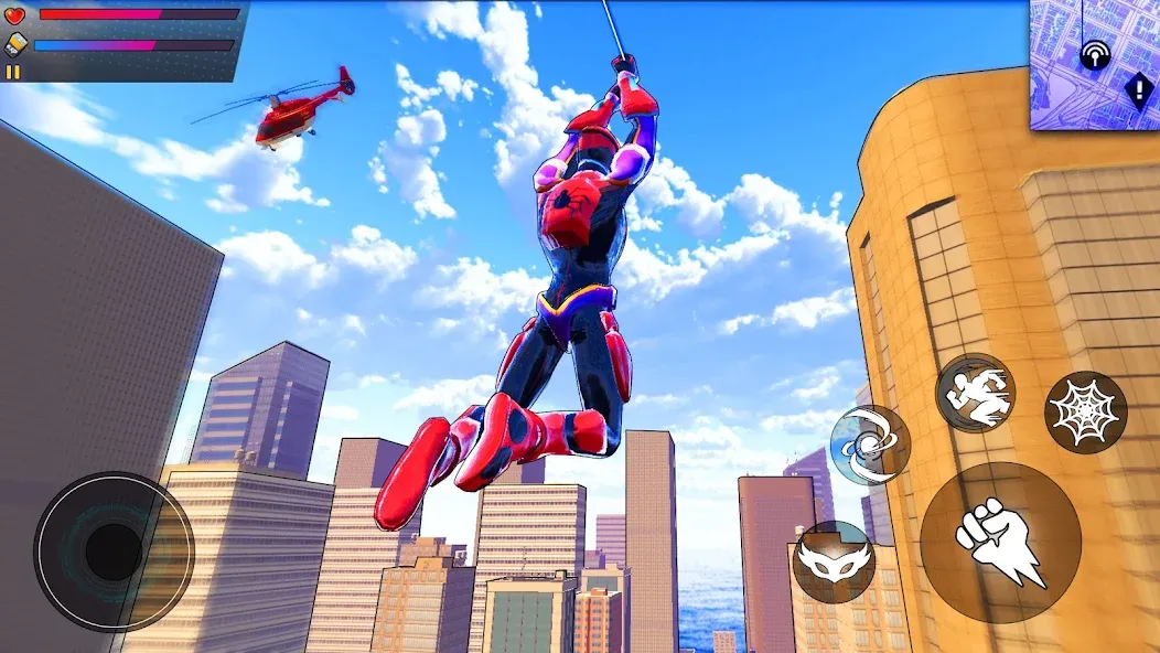 Скачать взлом Spider Hero:Super City Hero (пайдер Хиро) [МОД Money] на Андроид