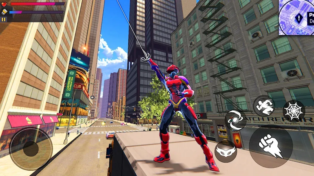 Скачать взлом Spider Hero:Super City Hero (пайдер Хиро) [МОД Money] на Андроид