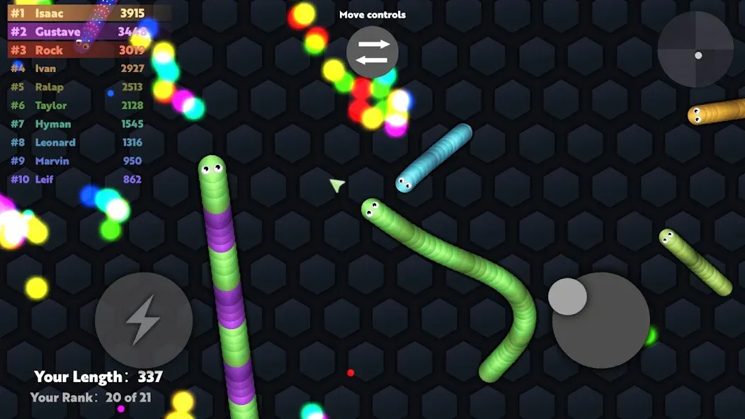 Скачать взлом Slide.io - Голодная змейка [МОД Все открыто] на Андроид