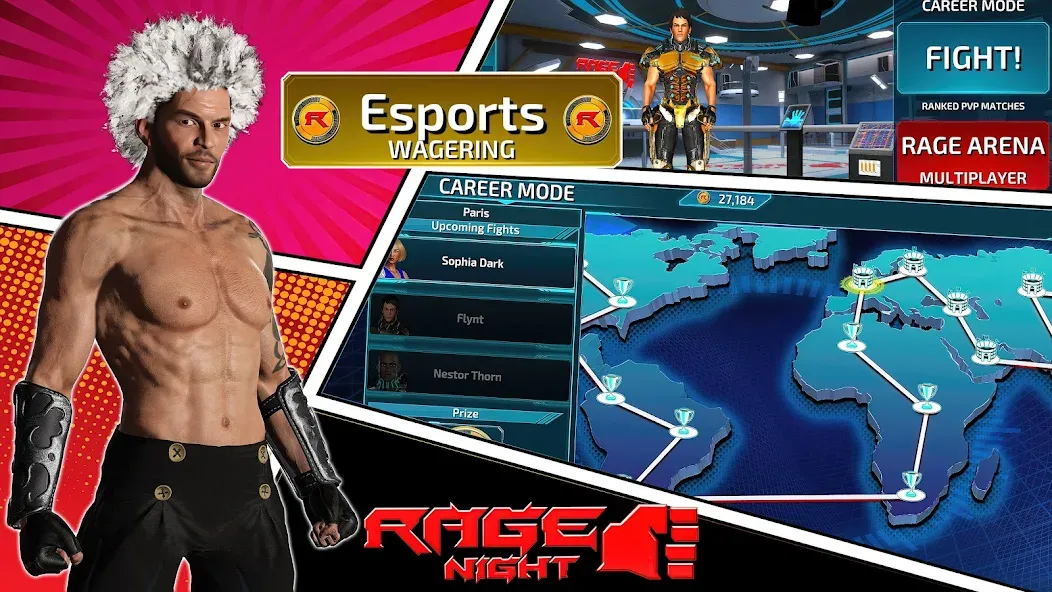 Скачать взлом Rage Night (Рэйдж Найт) [МОД MegaMod] на Андроид