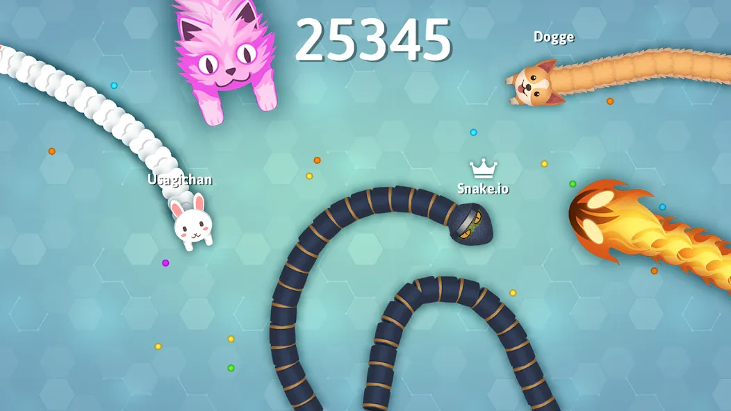 Скачать взлом Snake.io - веселые батл-игры [МОД Все открыто] на Андроид